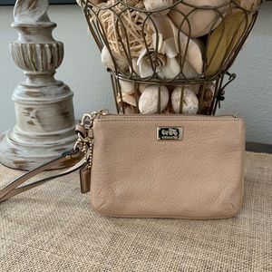 Coach Leather Wristlet
